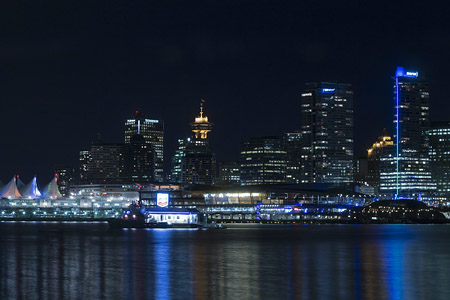 Gigapixel Vancouver Noche